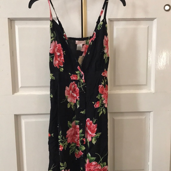 🌹🖤Beautiful Viscose ❣️🖤Top Shop Maxi Dress - Picture 1 of 4